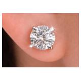 10K(0.5G),  LAB DIAMOND (0.55CT) EARRING