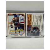1981-82 TOPPS HOCKEY 2 WAYNE GRETZKY CARDS MINT
