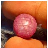 24.45 CT STAR RUBY GEMSTONE, APPRAISAL $23200