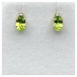 10KT YELLOW GOLD NATURAL PERIDOT WITH DIAMOND