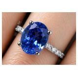 PT950(2.93G),  TANZANITE (0.6CT), DIA