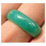 NATURAL GREEN JADE RING
