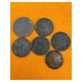 REICHSPFENNING COINS