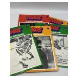 6 X 1973 TORONTO TOROS WHA PROGRAMS NICE
