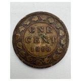 CANADA 1888 LG 1 CENT COIN - BETTER GRADE