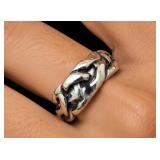 SILVER(4.47G),  BAND RING