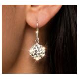 SILVER(2.01G),  CRYSTAL EARRING