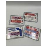 WAYNE GRETZKY TOPPS INSERT STICKERS 1985, 1986,
