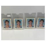1982-83 RED ROOSTER EDMONTON OILERS SET OF 4
