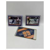 1982 NEILSON COOKIE WRAPPER AND 2 WAYNE GRETZKY