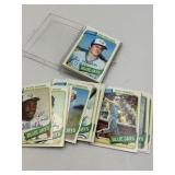 1980 TOPPS TORONTO BLUE JAYS COMPLETE TEAM SET