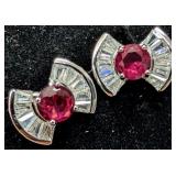 SILVER(2.46G),  CZ EARRING