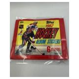 1982-83 TOPPS HOCKEY STICKERS LOT OF 5 UNOPENED