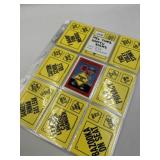 1986 TOPPS SNOTTY SIGNS COMPLETE MINT SET 44