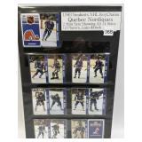 1983 MINI KEYCHAIN CARDS QUEBEC NORDIQUES TWO