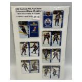 1983 MINI KEYCHAIN CARDS EDMONTON OILERS TWO