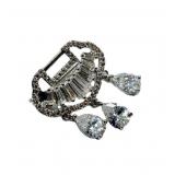 PALLADIUM WHITE ELECTROPLATING SYNTHETIC ZIRCONIA