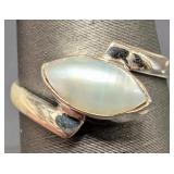 SILVER(1.75G), MABE PEARL RING