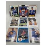 TORONTO BLUE JAYS LOT OF 10 DIFFERENT AUTOGRAPHED