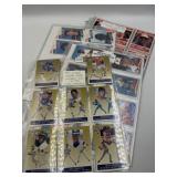 4 COMPLETE MINT BASEBALL SETS IN PAGES'