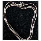 SILVER(4.1G),  CHAIN 18'