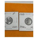 (2) US PENNIES
