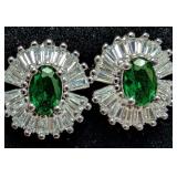 SILVER(3.05G), CZ EARRING