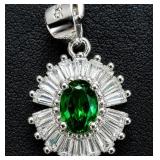 SILVER(1.43G), CZ PENDANT