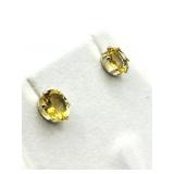 STERLING SILVER NATURAL CITRINE (3.50CT)
