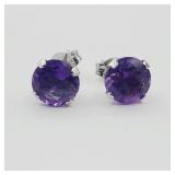 10KT WHITE GOLD NATURAL AMETHYST (0.90CT)