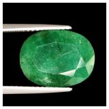 8.8 CT EMERALD GEMSTONE, APPRAISAL $6750