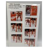 1983 MINI KEYCHAIN CARDS DETROIT RED WINGS TWO