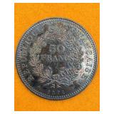 50 FRANCS COIN