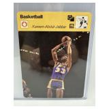 1977 SPORTCASTER BASKETBALL KAREEM ABDUL-JABBAR