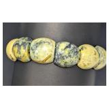 YELLOW TURQUOISE BRACELET FLEXIBLE