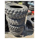 (4) MAXXIS (2) 23 X 8-12, (2) 23 X 10-12