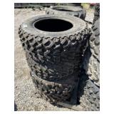 (4) TAKE OFF TIRES (2)24 X 8-12, (2) 24 X 10-12