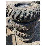(4) ARCTIC CAT TIRES (2) 25 X 8-12 & (2) 25 X10-12