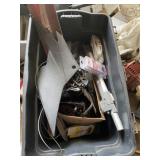 BIN WITH ASSORTED CHAIN, CRAFTSMAN POWERHEAD,