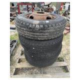 (4) KUMHO TIRES 8.75 R 16.5 LT