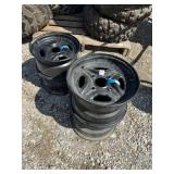 WILDCAT TIRES - 4 BOLT - (2)12X7.5, (2) 12 X 6