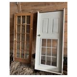 LOT 32 INCH PINE INTERIOR DOOR, 34 INCH EXTERIOR