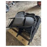 SKID OF FOLDING CHAIRS