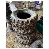 (4) KENDA TIRES (2) AT25 X 10-12, (2) 25 X 8-12