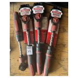 LOT (4) CRAFTSMAN 3/8 INCH DRIVE RATCHETS