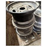 (3) WILDCAT TRAIL RIMS 12 X 7.5 - 4 BOLT