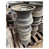 (4) ARCTIC CAT RIMS 12 X 8 - 4 BOLT GREY