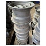 (4) ARCTIC CAT RIMS 12 X 8 - 4 BOLT LIGHT GREY