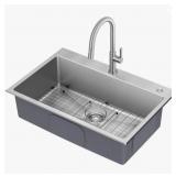 Standart Pro Kitchen Sink & Faucet Combo See Link