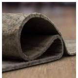 Non-slip Felt And Latex Rug Pad, 1/4' Thick
